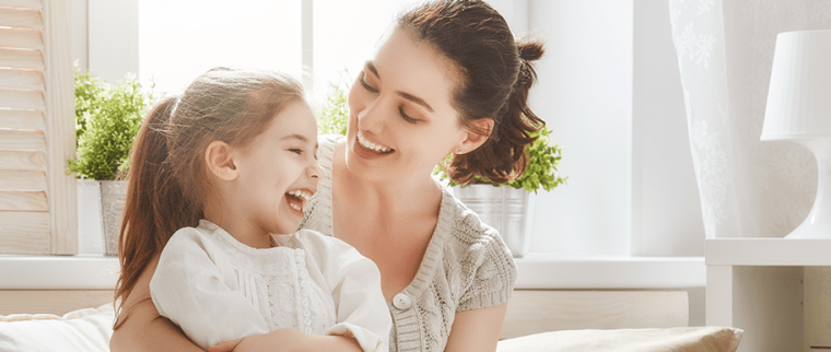 Moment de partage mère et fille
